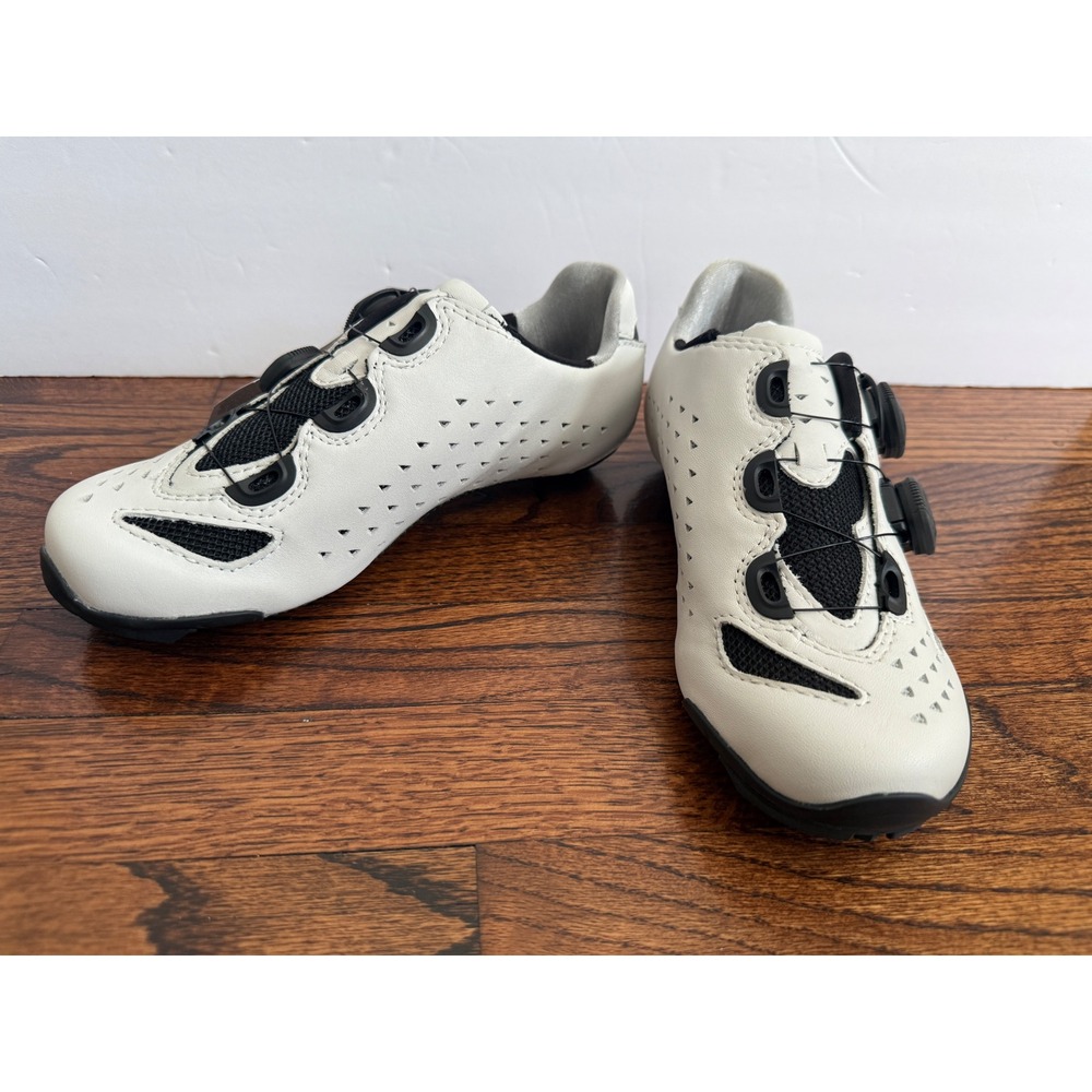 Lake CX238 Mens Road Cycling Shoes White Black Carbon Fiber US 6.5 M Performance